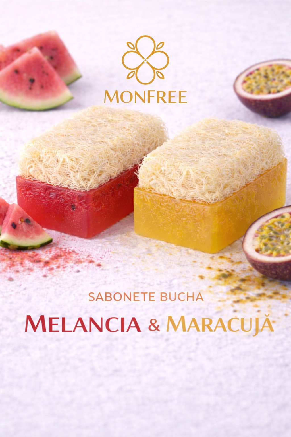 Bucha Sabonete Vegano Esfoliante Lavanda– Corporal – Vegano - 120g - Imagem 3