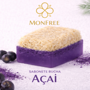 Bucha Sabonete Vegano Esfoliante açai – Corporal – Vegano - 120g