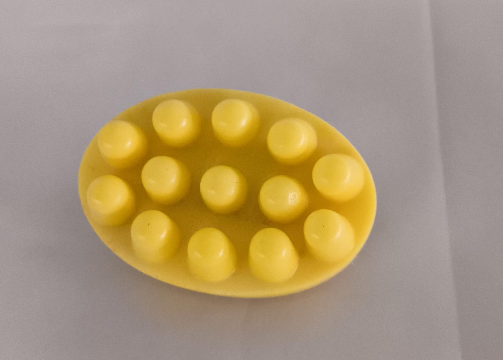 Bucha Sabonete Massageador Vegano Esfoliante lavanda , Artesanal, Glicerinado - Imagem 2