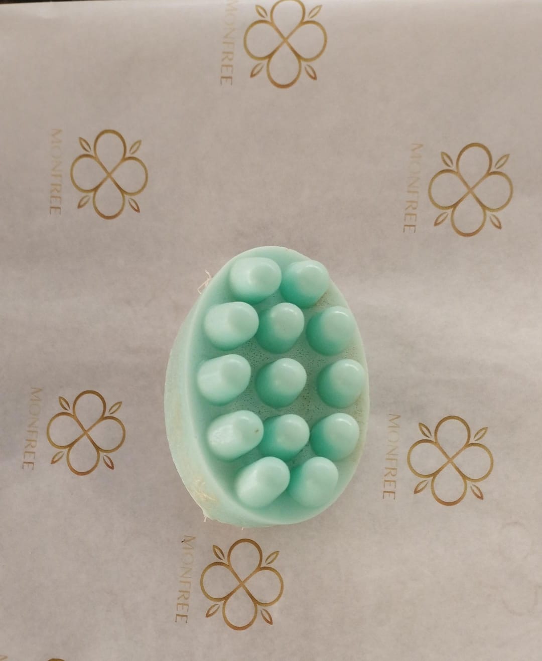 Bucha Sabonete Massageador Vegano Esfoliante lavanda , Artesanal, Glicerinado - Imagem 4